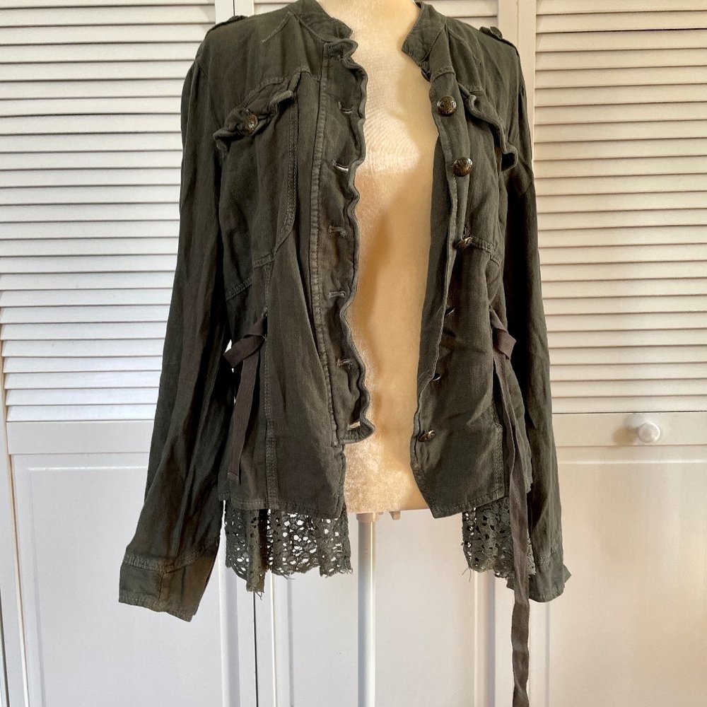Free People Military Jacket